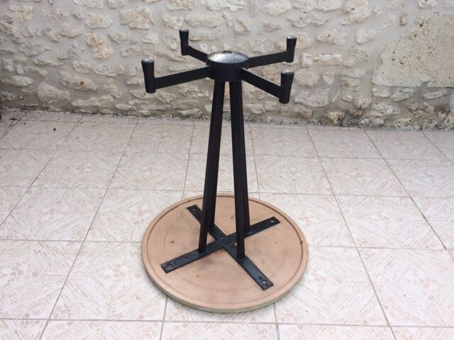 Bistro table with foot vintage cast iron