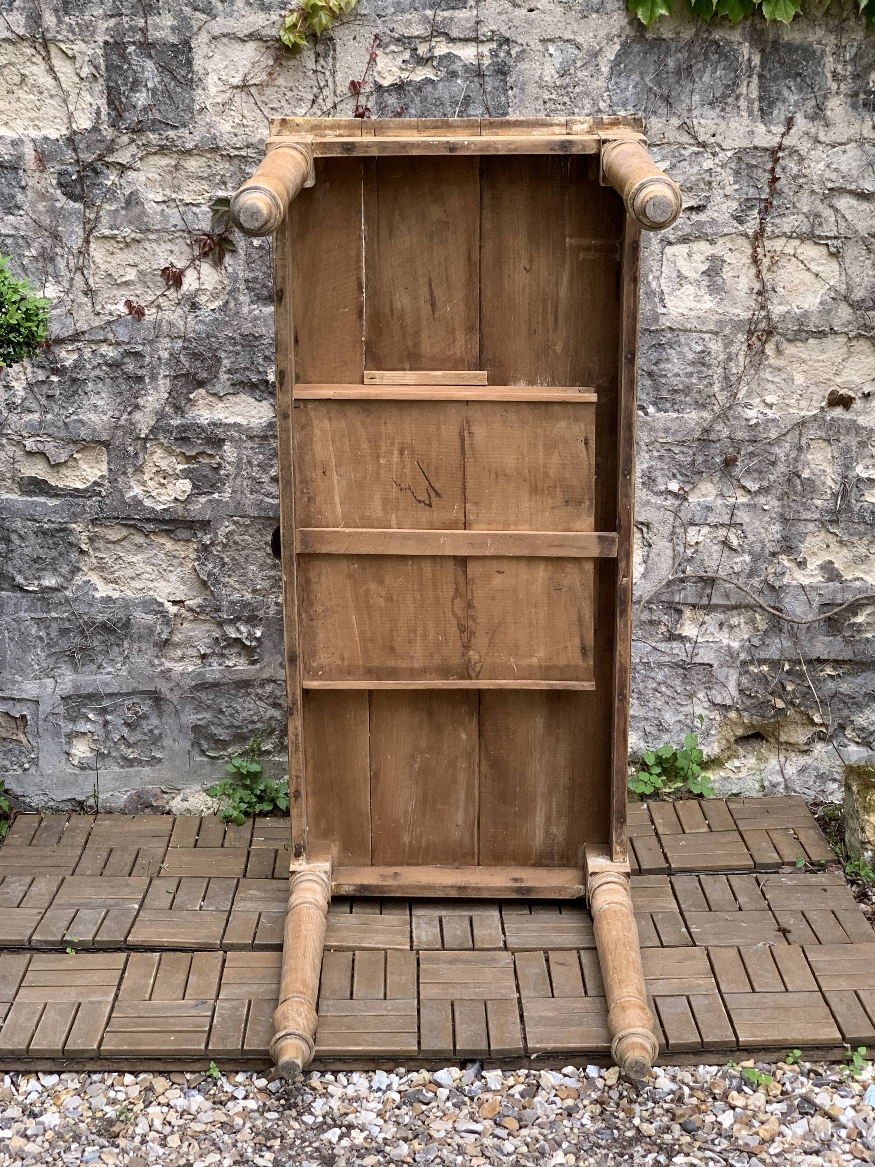 Raw wood farm table 1920