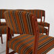 Six teak chairs, Scandinavian design 1970s