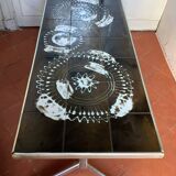 Vintage ceramic coffee table from the 1970s