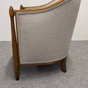Pair of Art Deco gondola armchairs, France circa 1920