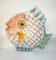 Hand-painted ceramic fish plate – Vietri sul Mare, Italy