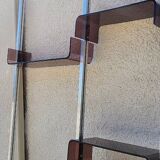 Vintage modular library shelf 6 legs and 14 shelves