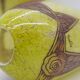 Set 2 Rare Vase Ovoïde signé F-T Legras Pare de verre Art deco 1930