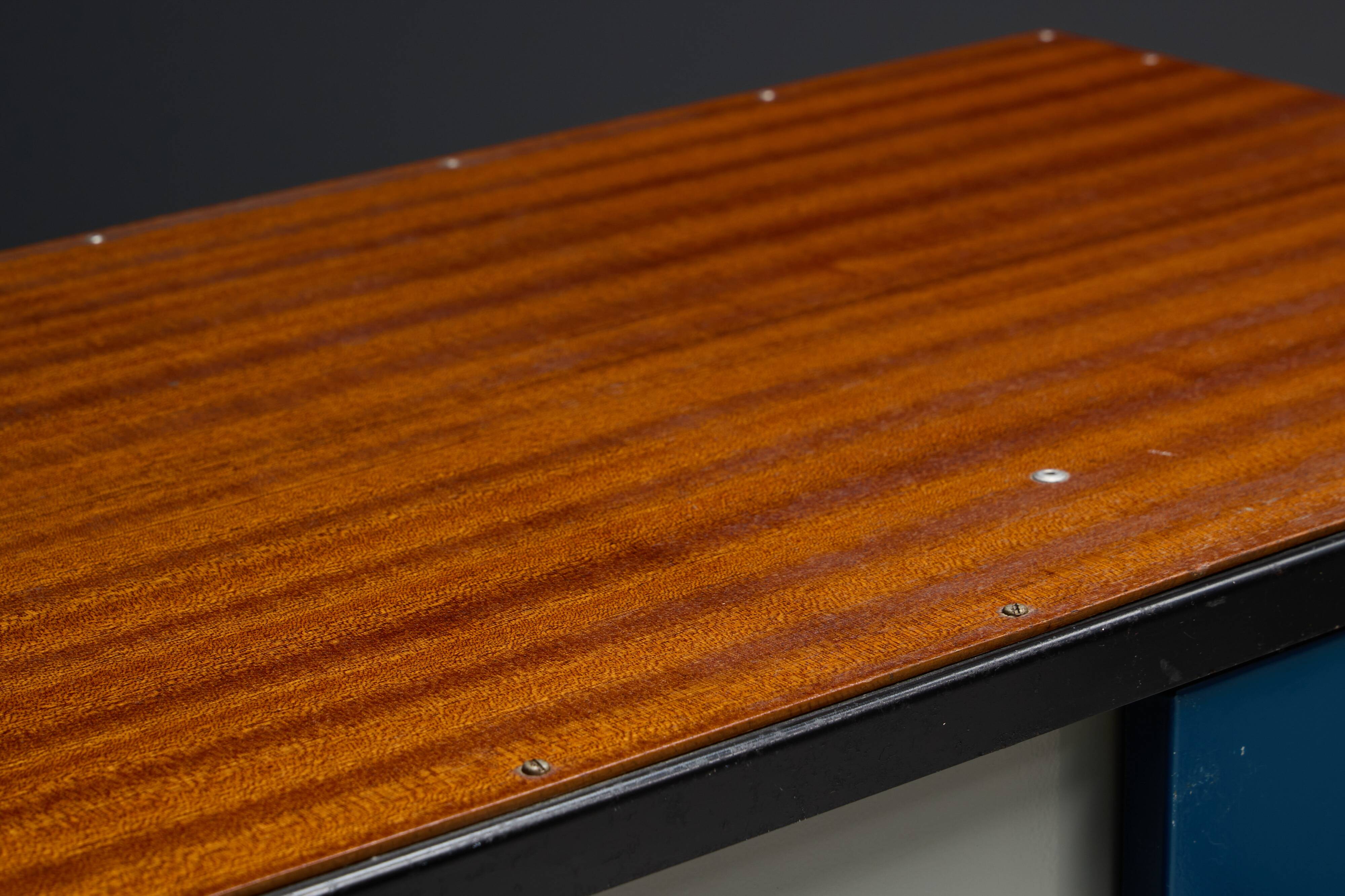 Modernist wardrobes by Willy Van Der Meeren for Tubax, Belgium, 1950s