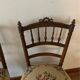 Paires de chaises tissu fleuri aux dames de France
