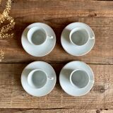 4 vintage porcelain cups