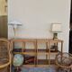 Pair of vintage pine bookshelf units in Maison Regain design from the 1970s.
