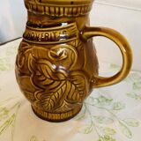 pitcher from the Sarreguemines earthenware factory