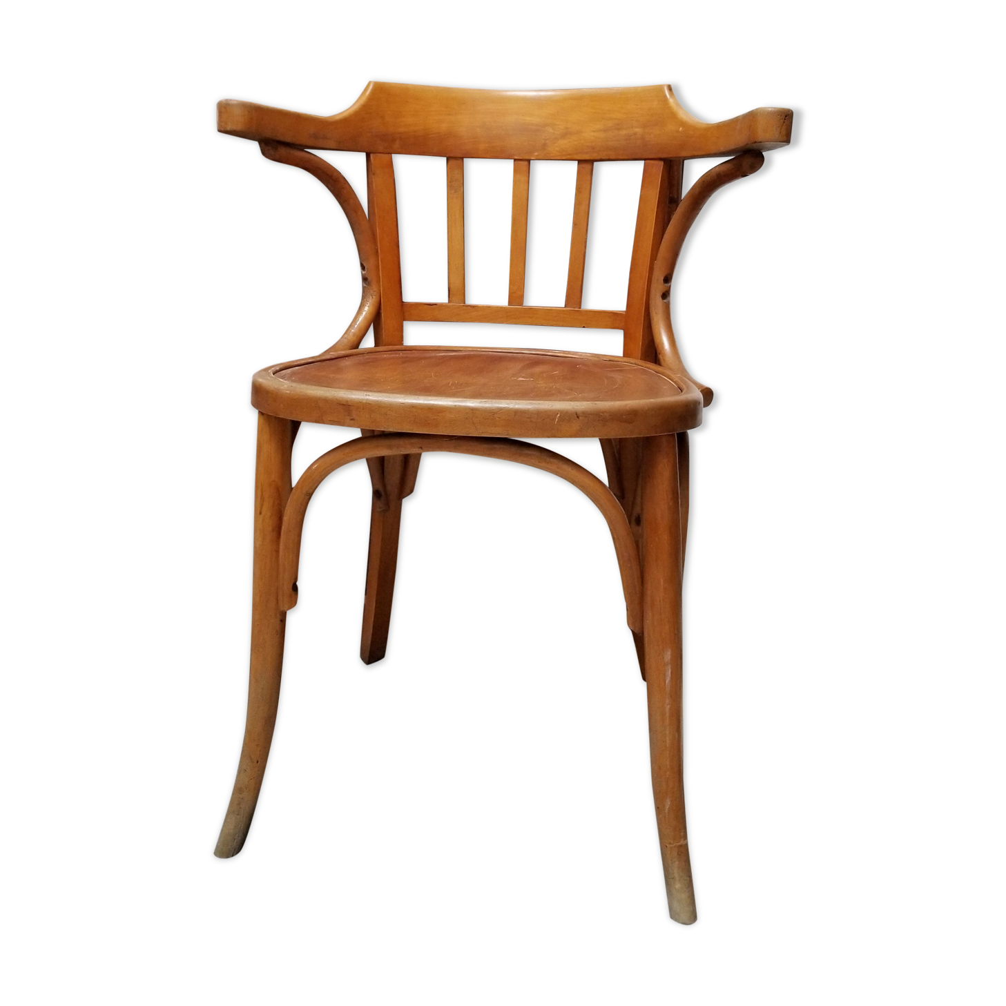 fauteuil bois courbé