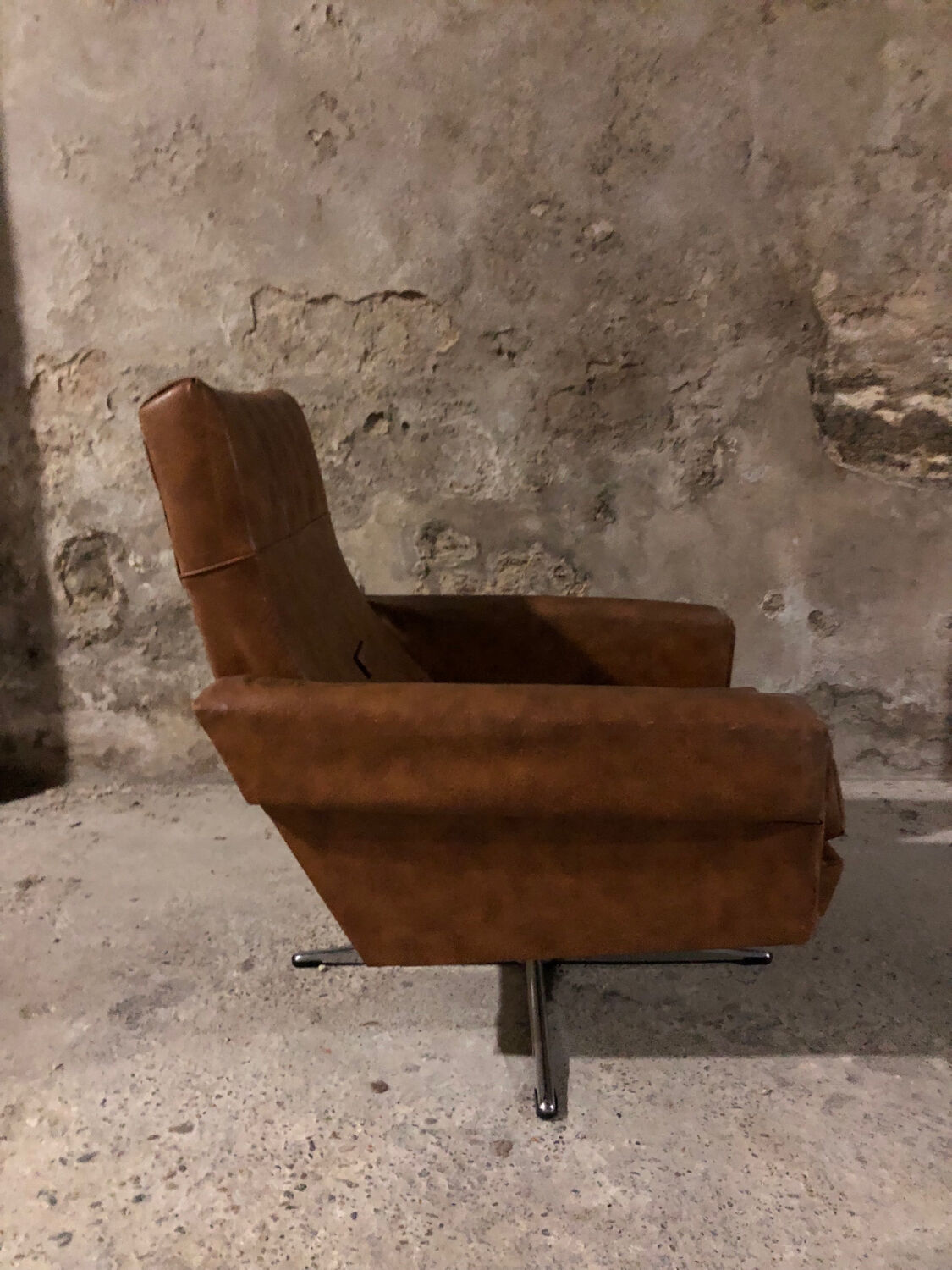 Vintage leather armchair