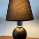 Space Age lamp in chrome metal