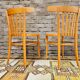 Pair of chairs bistrot 1960s vintage