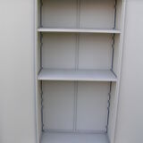 Metal cabinet with key