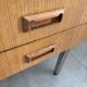 Coiffeuse scandinave vintage en teck, années 60