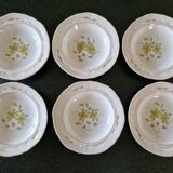 Henriot Quimper - Set of 6 earthenware soup plates