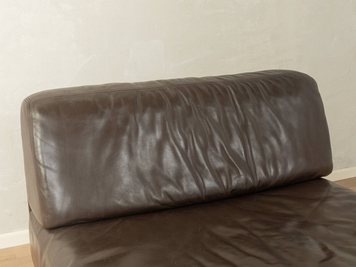 Brown leather armchair DS-76 by de Sede, 1970s