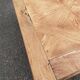 Renovated 1930s Spanish extendable dining table in oak.