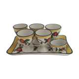 Set of vintage coquetiers in Limoges porcelain