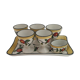 Set of vintage coquetiers in Limoges porcelain