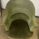 Pair of green toad armchairs