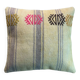 Vintage turkish kilim cushion cover , 40 x 40 cm
