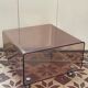smoked plexi coffee table