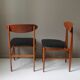 Lot de 2 chaises de style scandinave
