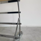 Coat rack, chromed metal, art deco