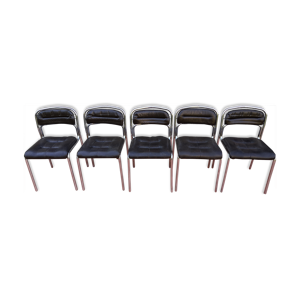 Suite de 5 chaises en
