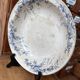 Shallow dish Creil and Montereau model Linotte diameter 28 cm