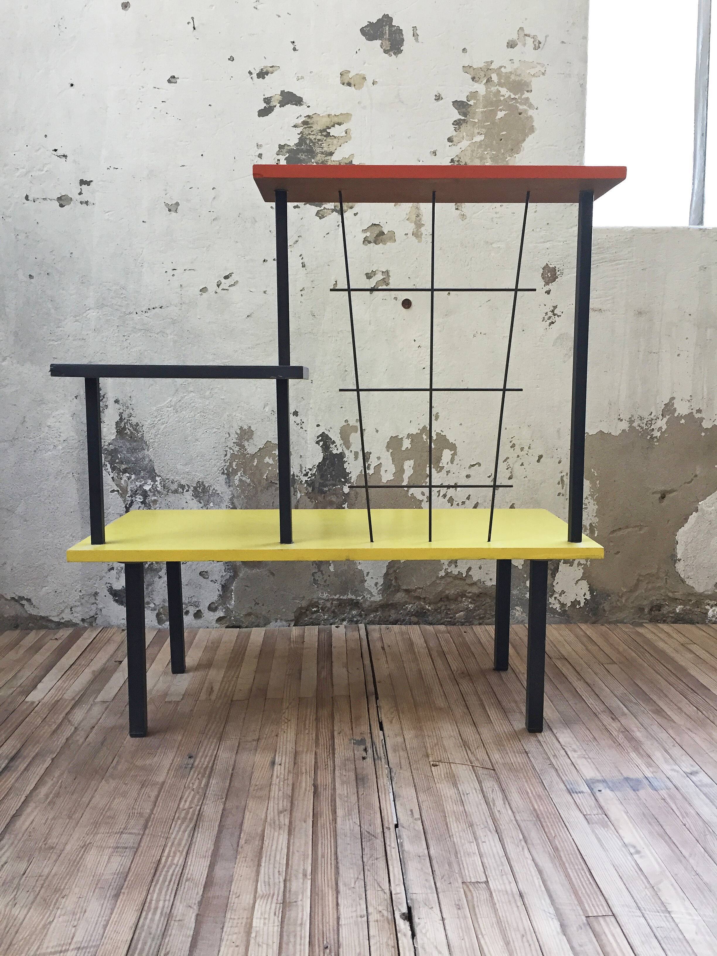 Plant shelf vintage door