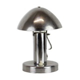Art Deco Chrome "Mushroom" Table Lamp, Czechoslovakia, 1930s