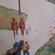 50s school poster Rossignol collection, autumn-the village plan