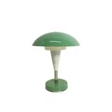 Lampe champignon verte, type Ln-8, Zaos, années 1970