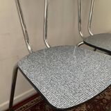 Series of 3 Formica chairs from the 70s