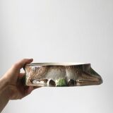 Michel Caugant Terrine deer deer ceramic earthenware vintage