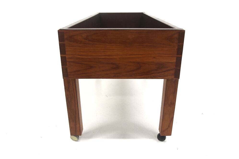 Scandinavian indoor planter in teak, Sweden, 1960