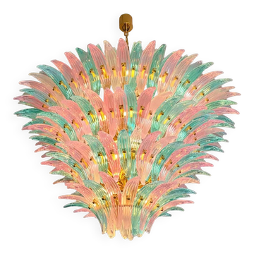 Contemporary Sputnik Murano Style Glass "Palmetta" Italian Chandelier
