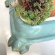 Enameled cast iron umbrella stand from the early 20th century
