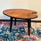 Table basse palette de peintre et pieds compas