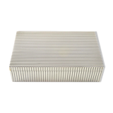 Art Deco box in Silver Metal in the Style of Sigvard Bernadotte