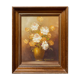 Painting "Vase with flowers" original HST signed + frame