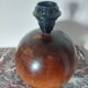 Vintage wooden ball lamp base