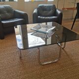 Italian design coffee table, Bauhaus style, 70s