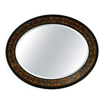 Vintage Oval Wall Mirror in the style of William Yeoward