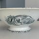 Antique ironware salad bowl, Marine model – Creil et M factory