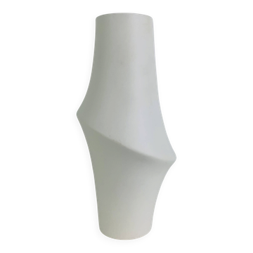 Vase blanc céramique, forme organique