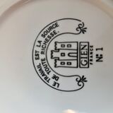 Série de 6 assiettes "parlantes" Gien