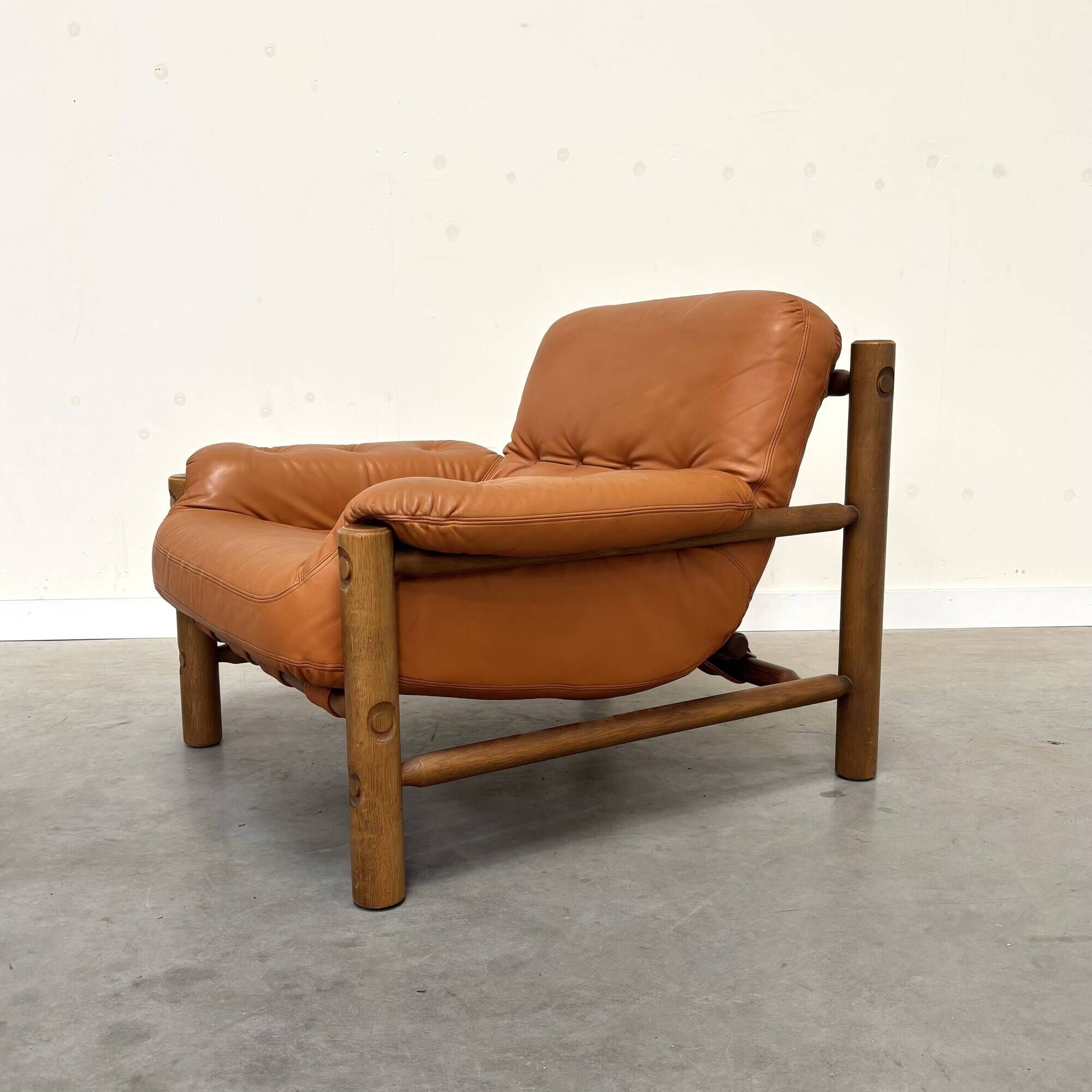 Vintage Brutalist, Brazilian style lounge chair, 1960s